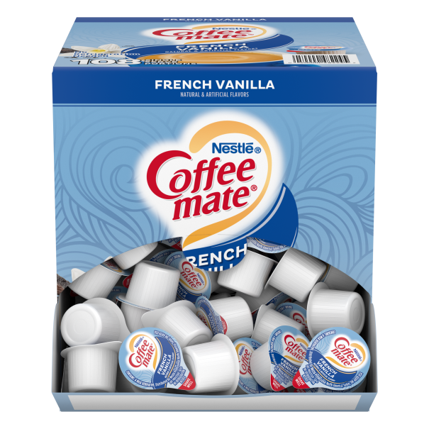 Coffee mate French Vanilla Liquid Creamer Singles 0.375 Fl Oz (Pack of 108)